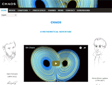 Tablet Screenshot of chaos-math.org
